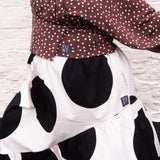 The Solstice Shirt in Brown Polka