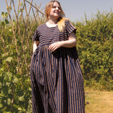 The Everything Dress in Navy stripe