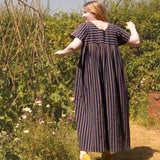 The Everything Dress in Navy stripe