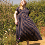 The Everything Dress in Navy stripe