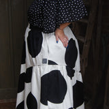The Gathered Skirt in Giant Polka