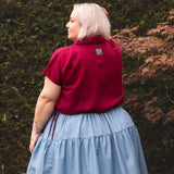 The Oak Skirt - Cornflower chambray