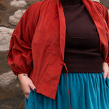 The Solstice Shirt in Rust