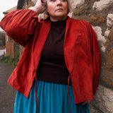 The Solstice Shirt in Rust