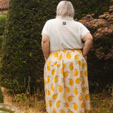 The Oak Skirt - Lemons double gauze
