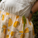 The Oak Skirt - Lemons double gauze