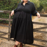 The Oak Skirt - Semi-sheer black