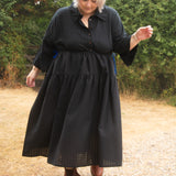 The Oak Skirt - Semi-sheer black