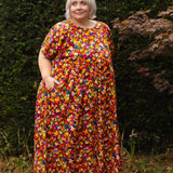 The Doddle Dress in Painted Flowers