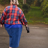 The Solstice Shirt in Terracotta Check