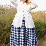 The Oak Skirt - Picnic check