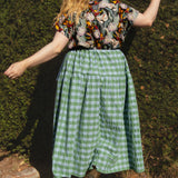 The Oak Skirt - Seersucker cotton