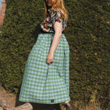 The Oak Skirt - Seersucker cotton