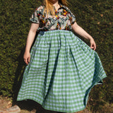 The Oak Skirt - Seersucker cotton