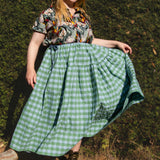 The Oak Skirt - Seersucker cotton