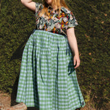 The Oak Skirt - Seersucker cotton