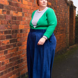 The Margo Trousers in Gold Check