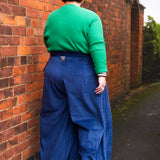 The Margo Trousers in Gold Check