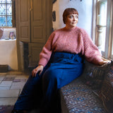 The Margo Trousers in Gold Check