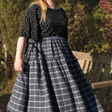The Oak Skirt - Flint windowpane
