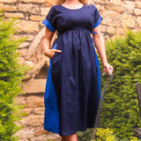 The Loop Dress in Navy/Blue
