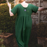 The Doddle Dress in Hunter Green