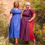 The Loop Dress in Red/Purple