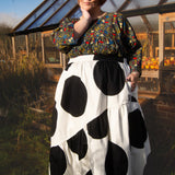 The Everything Dress in Floral Needlecord