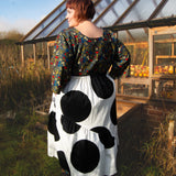 The Everything Dress in Floral Needlecord