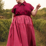The Oak Skirt - Red Plaid