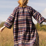 The Hybrid Dress in brushed checks