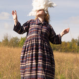 The Hybrid Dress in brushed checks