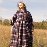 The Hybrid Dress in brushed checks