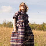 The Hybrid Dress in brushed checks