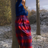 The Margo Trousers in Red Check