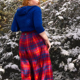 The Margo Trousers in Red Check