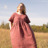 The Doddle Dress in Moon & Stars