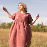 The Doddle Dress in Moon & Stars