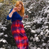 The Margo Trousers in Red Check