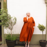 The Everything Dress in Burnt Orange