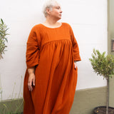 The Everything Dress in Burnt Orange
