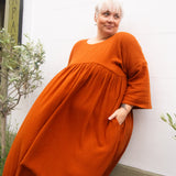 The Everything Dress in Burnt Orange