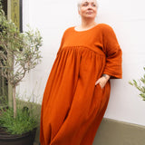 The Everything Dress in Burnt Orange