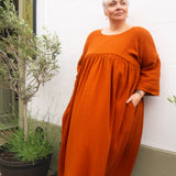 The Everything Dress in Burnt Orange