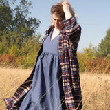 The Hybrid Dress in brushed checks