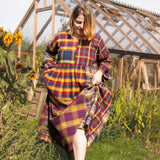 The Patchwork Everything Dress in Brushed checks