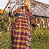 The Patchwork Everything Dress in Brushed checks