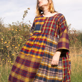 The Patchwork Everything Dress in Brushed checks