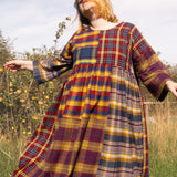The Patchwork Everything Dress in Brushed checks