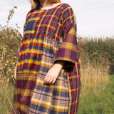 The Patchwork Everything Dress in Brushed checks